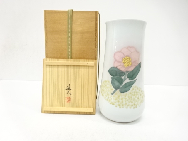 JAPANESE CERAMICS / FLOWER VASE / ARTISAN WORK